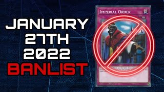 Yu-Gi-Oh! January 2022 Banlist Reaction (I can't believe they hit everything)