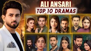 Ansari Top 10 Block Buster Dramas list 2024| Ali Ansari Dramas | Pakistani Drama |#kaffara