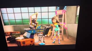 Monster high electrified building hair salon