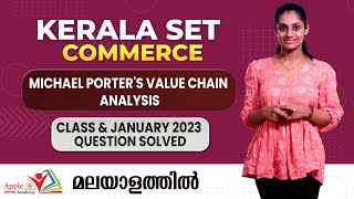 Michael Porter's Value Chain Analysis | Kerala SET Commerce Online Classes | Apple B Academy