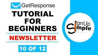 How To Create A Newsletter In GetResponse