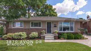 SOLD! | 3870 Avon Dr, Windsor ON | 5 Bedrooms; 2 Baths | House for Sale