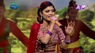 Asmita Adhikari singing Saya thari baja in Nepal idol season 2