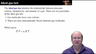 Gases 1 - ideal gas law