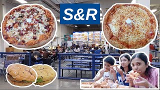 S&R: The Famous 18-INCH PIZZA🍕and Cheesy Quarter Pound Burger🍔in Nuvali | Food Hug: The Fam Vlog