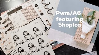 Plan with me | A6| featuring Shoplca