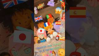 “OooOh mA GAwd” in 5 languages 🇬🇧🇪🇸🇵🇹🇯🇵🇫🇷 #languages #plush #ytshorts #memes #omori