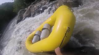 First time RAFT guiding! Swimming Lost and Found - Upper Yough @ 2.1