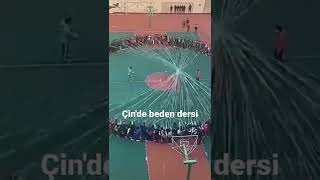 Çin'de beden dersi #shorts #viral #viral