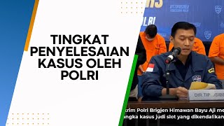 Data BPS : Tingkat Penyelesaian Kasus Polisi Hanya 38%