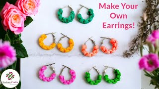 Macrame Earrings | DIY Macrame Earring Tutorial | Macrame Jewelry