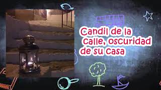 Candil de la calle oscuridad de su casa | REFRANES