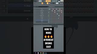 HOW TO MAKE AFROBEAT DRUMS IN FL 20 #afrobeats #afropop #drums #flstudio #producer #beats #howto