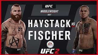 ☆ULTIMATE TEAM☆ Hunter Haystack -Vs- Frank Fischer EA Sport UFC 2