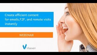 VISEVEN | 2018 | Webinar | Reinforce your message across channels