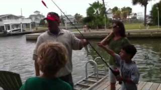 Fishing Seaside in Galveston, TX