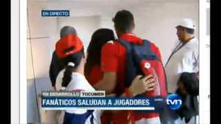 LA SELECCION DE PANAMA LLEGA AL AEROPUERTO DE TOCUMEN   29Julio2013