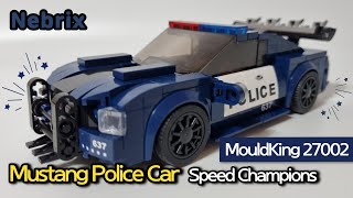 Mustang Police Car Model S - Speed Build & Review ⚡️ Mouldking 27002 몰드킹 머스탱 경찰차