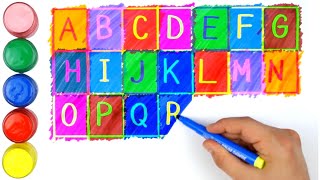 ABC Song | Learn the Alphabet with Magic Pens | a for apple b for ball | Abcd with Colored Pens