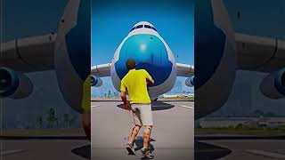 Michael Destroyed The Cargo Plane ✈️ #gta5 #youtubeshorts #shortsfeed #shortvideo #technogamerz