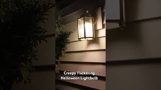 Creepy Flickering Halloween Lightbulb