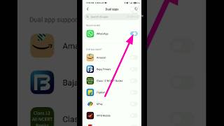 Redmi me dual app kaise on kare  | how to enable dual app in redmi #shorts