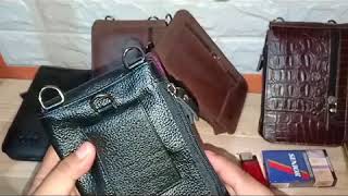 Tas gadget tas hp kulit asli // fahmi Rama 089630154740