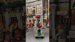 Eu estou andando de skate em Lego Movie Testando cenário #lego #stopmotion #legomovie #skate #movie