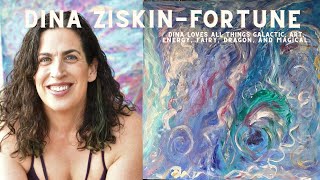 EnglishMystic Podcast with guest Dina Ziskin-Fortune Dragon Channel, Artist, Light and Soul Language