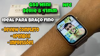 GS8 MINI 41mm Série 8: Ótimo Para Braços Fino😍| Review | Openbox | Impressões Veja👇🏻