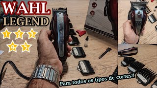 Máquina de Cortar Cabelo WAHL LEGEND V9000! Review Completo.