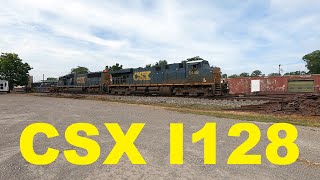 CSX I128 in Athens with 5448, 4555