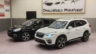 R$ 199,00Miniatura Carro Subaru Forester SUV Escala 1/30 com Som/Luz 15,5cm - Com Base e Caixa