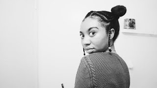 Easy Alicia Keys Inspired Braids on Natural Hair