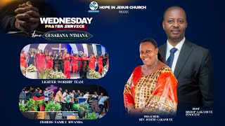 🔴LIVE.. WEDNESDAY PRAYER SERVICE - HOPE IN JESUS CHURCH - 13 NOV 2024