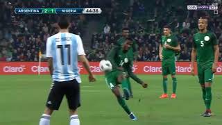 Argentina 2 - Nigeria 4 Amistoso Internacional 2017