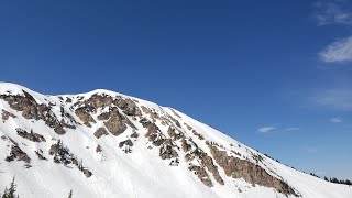 Skiing Baldy main and little chute - spring skiing ep12