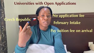 Universities open for February 2024 Intake || Study in Czech Republic