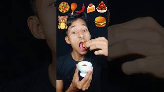 ASMR Emoji Food Mukbang🤯😲#asmr #mukbang #viral #shorts #youtubeshorts