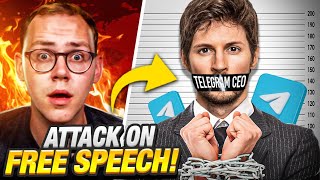 Telegram CEO Arrested for NOT Censoring YOU!