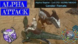 i found alpha raptor 😤 and kill him