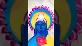 Budhha Lippan Art | Mirror Wall Hanger | Mirror Lippan Art #shorts #diy #craft #trending #viral #yt