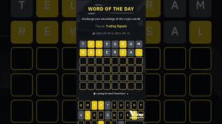 Word Of The Day 9 September #binance #wotd #wotdbinance