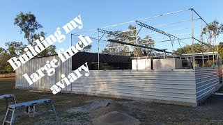 Building my large finch aviary from start to finish