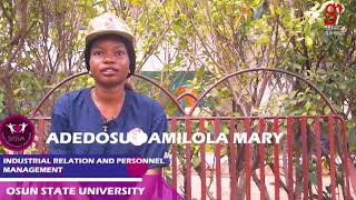 Meet our ambassador, ADEDOSU AMILOLA MARY a graduate from Osun State University