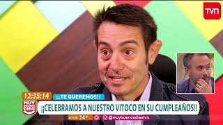 Cumpleaños Victor Aranda Matinal TVN 2017