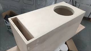 Making subwoofer box(10 Massive HippoXL)