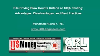 August 2, 2023 ITS Money Webinar: Mohamad Hussein, P.E.