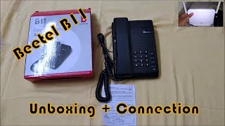 Beetel B11 Corded Landline Phone | Unboxing and Connection