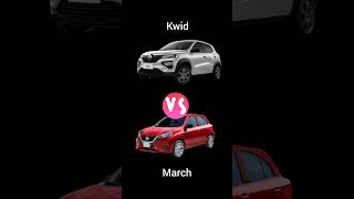 Renault Kwid vs Nissan March versiones tope #renault #renaultkwid #kwid #nissan #nissanmarch #march